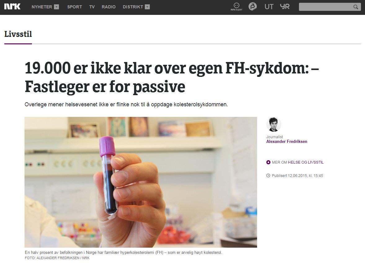 Faksimile, NRK Nettavisen