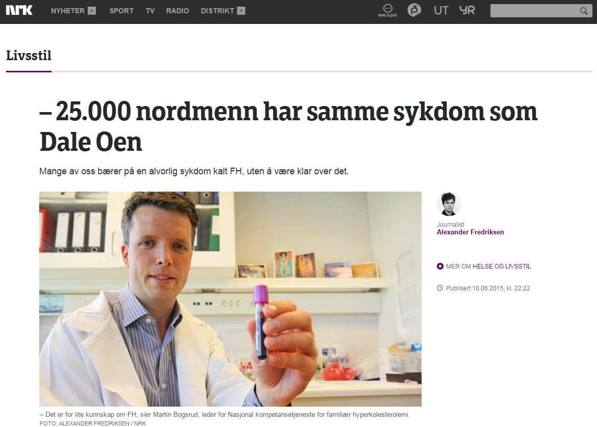 Faksimile,  NRK Nettavisen